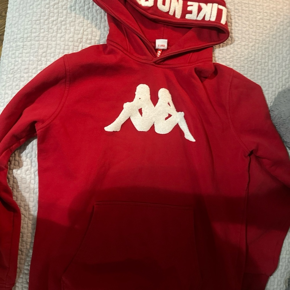 Kappa Bold Red Sweatshirt Men XL